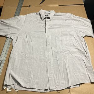 Lord & Taylor Gray Pinpoint Dress‎ Shirt 17.5 34/35, 80’s 2 Ply Button-Up Shirt